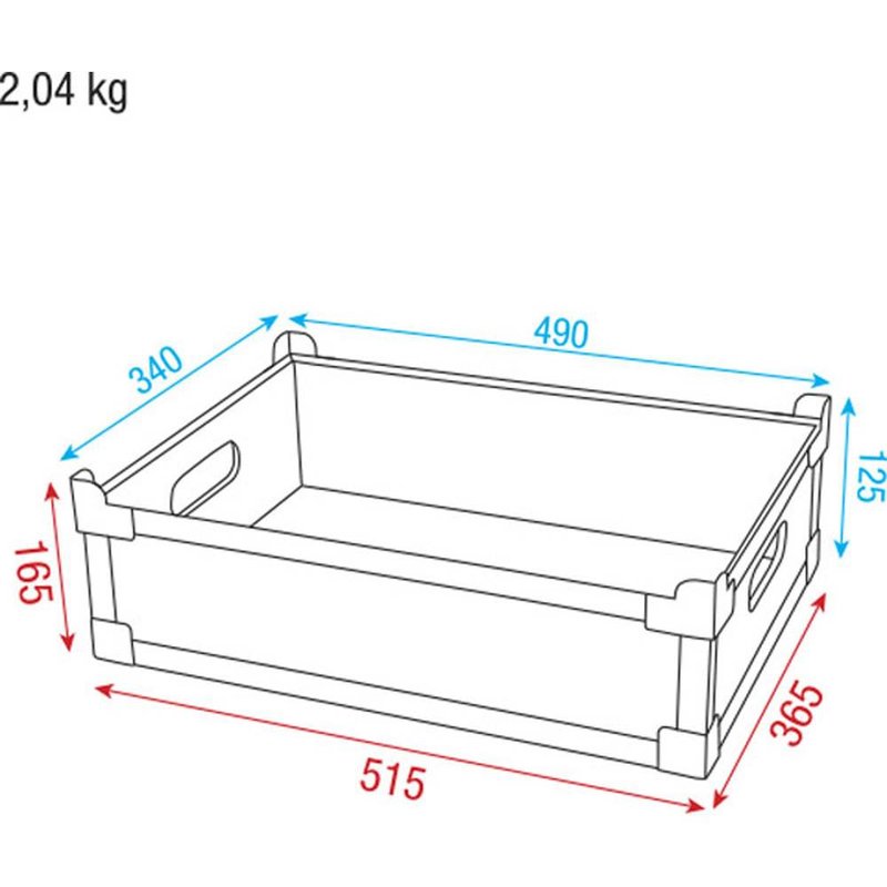UCA-SCV1 Stack case H1 Value Line stapelbare flightcase