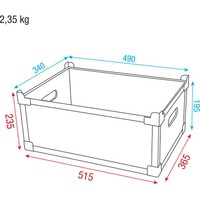 UCA-SCV2 Stack case H2 Value Line stapelbare flightcase