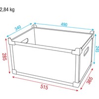 UCA-SCV3 Stack case H3 Value Line stapelbare flightcase