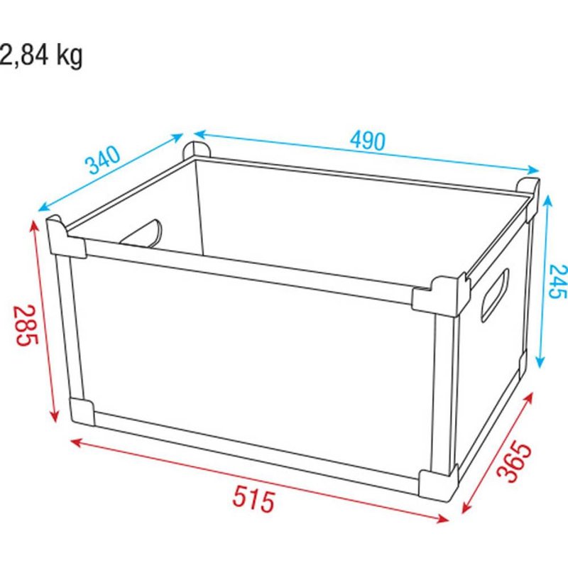 UCA-SCV3 Stack case H3 Value Line stapelbare flightcase