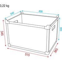 UCA-SCV4 Stack case H4 Value Line stapelbare flightcase