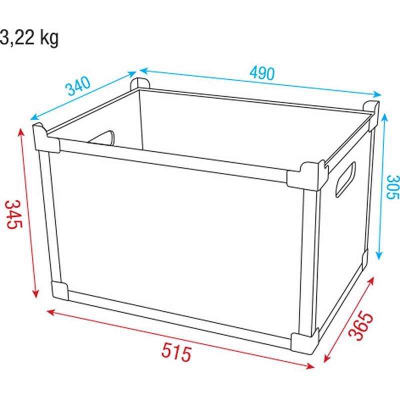 UCA-SCV4 Stack case H4 Value Line stapelbare flightcase