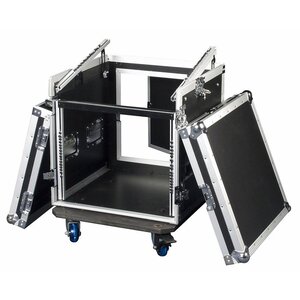 DAP RCA-DD8TOP Slant flightcase 8+10 HE RCA-DD8TOP Slant flightcase 8+10 HE