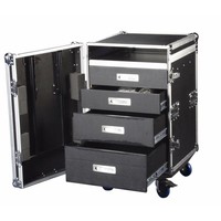 UCA-DRA1 Roadie case 12 HE laden flightcase