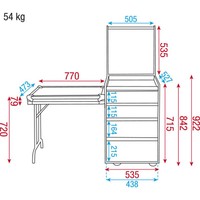 UCA-DRA1 Roadie case 12 HE laden flightcase