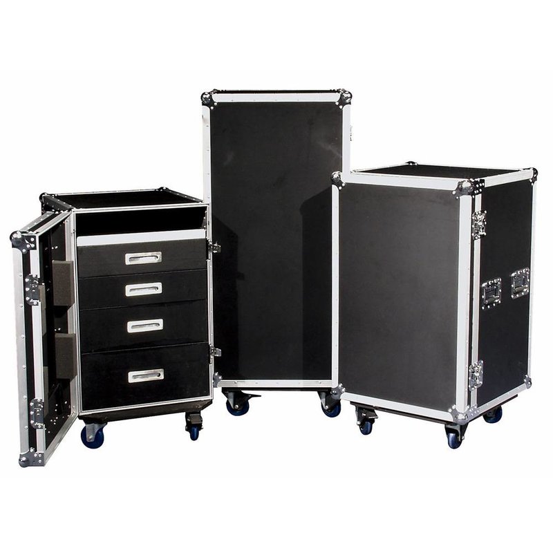 UCA-DRA1 Roadie case 12 HE laden flightcase