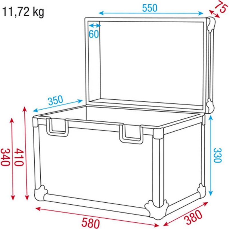 UCA-SC2 Stack Case 2 Universele flightcase
