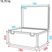 UCA-SC4 Stack Case 4 Universele flightcase