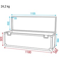 UCA-SC5 Stack Case 5 Universele flightcase