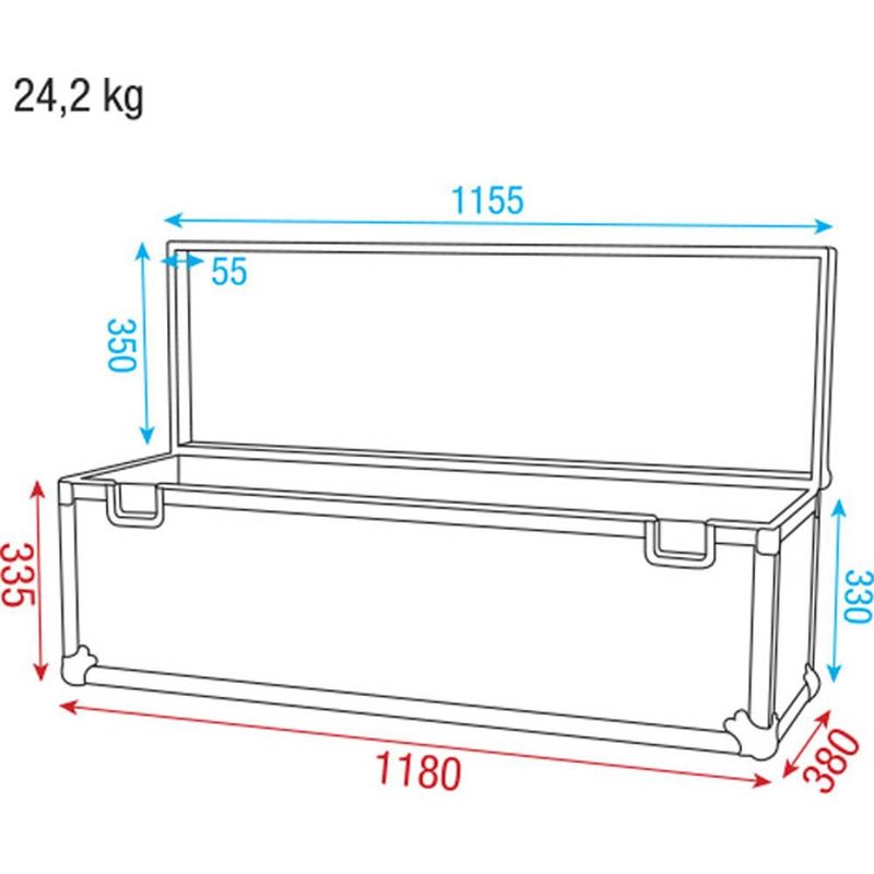 UCA-SC5 Stack Case 5 Universele flightcase