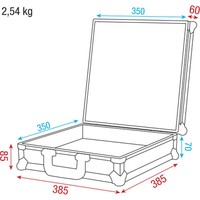 ACA-ER1193 Flightcase voor ER1193 draadloze microfoon