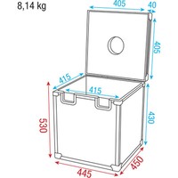 LCA-MIR40 Flightcase voor 40cm spiegelbol