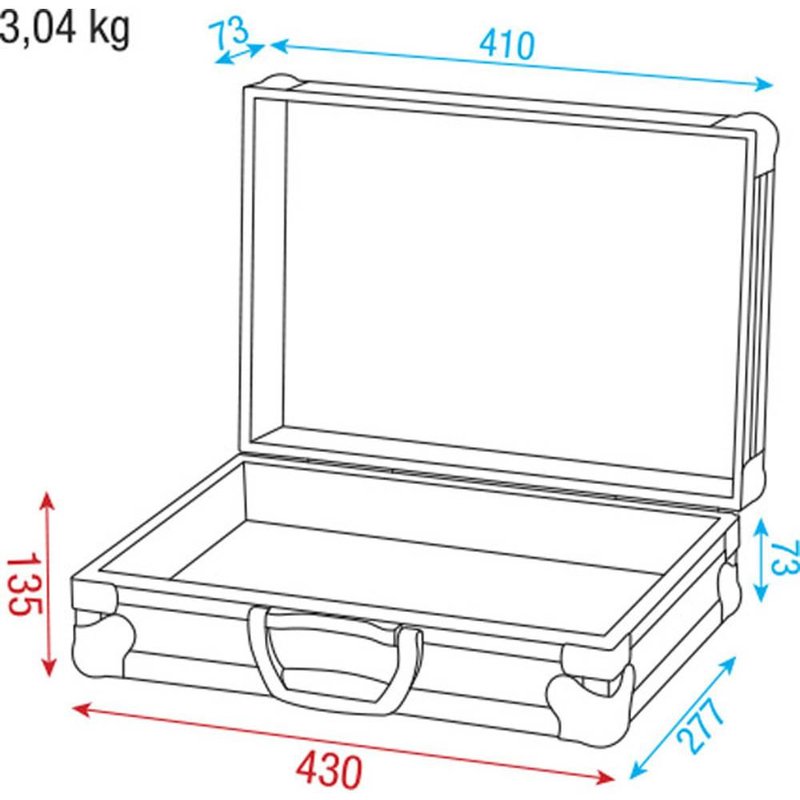 UCA-UFC1 Universal foam case 1