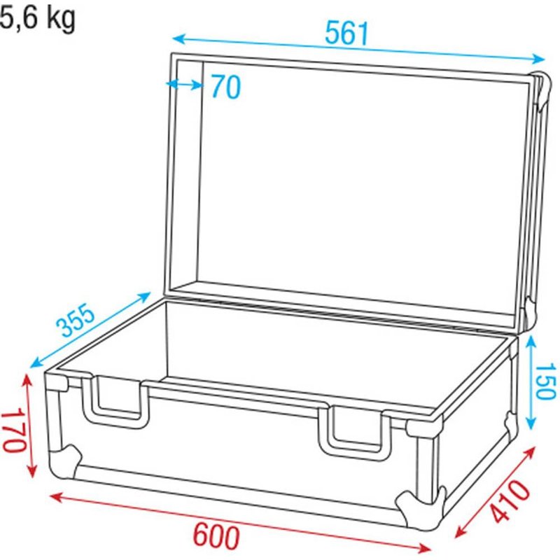 UCA-UFC2 Universal foam case 2