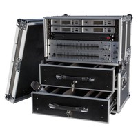 ACA-WMC2 Flightcase voor draadloze microfoons 6 HE