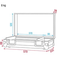 UCA-CA3 Conical Adapter III flightcase voor trusspennen en spigotten