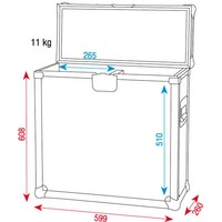 DAP LCA-SCAN1 Flightcase voor 2 scans LCA-SCAN1 Flightcase voor 2 scans
