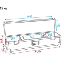 LCA-BAR1 Flightcase voor 4x LED bars