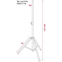 Pro luidsprekerstatief