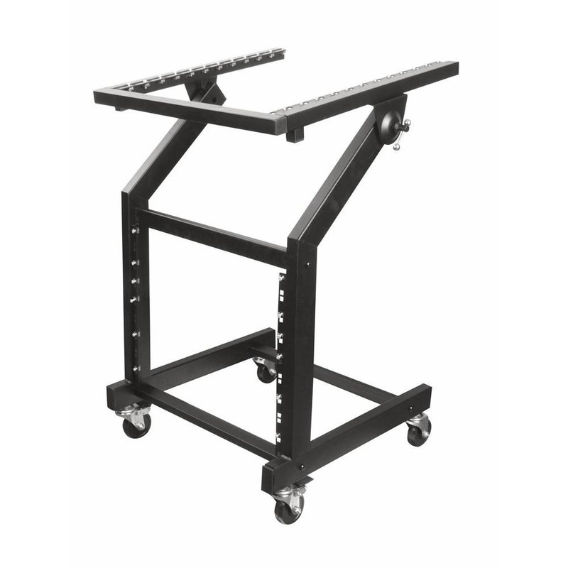19 inch rackstand met instelbare bovenkant