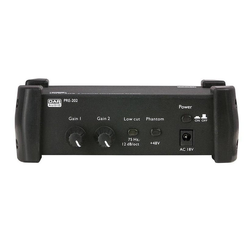 PRE-202 2-kanaals microfoonvoorversterker