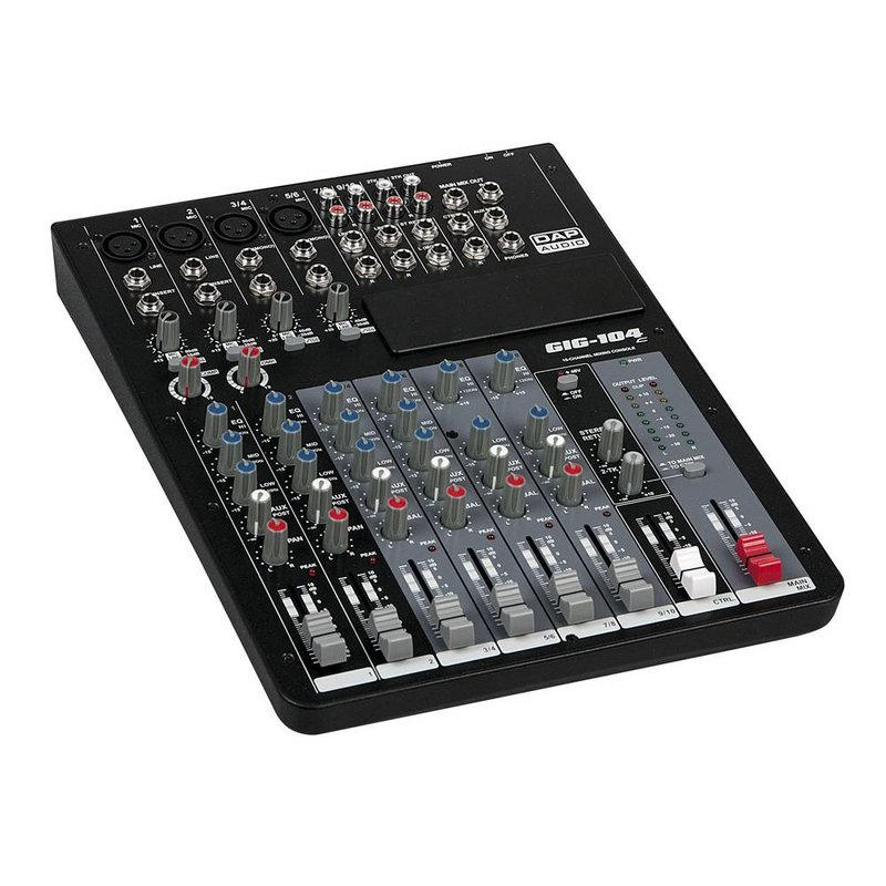 GIG-104C 10-kanaals mixer met dynamics