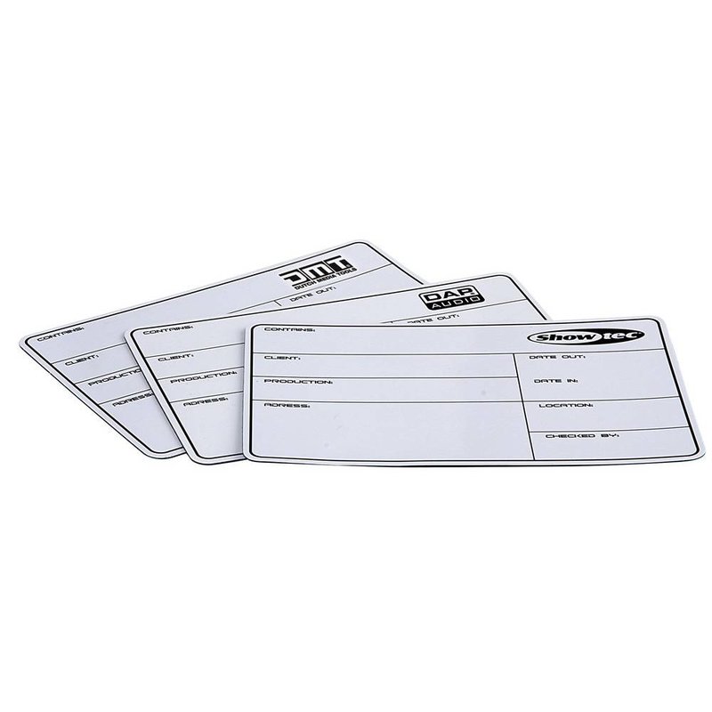 Flightcase Label 113x170mm zelfklevend