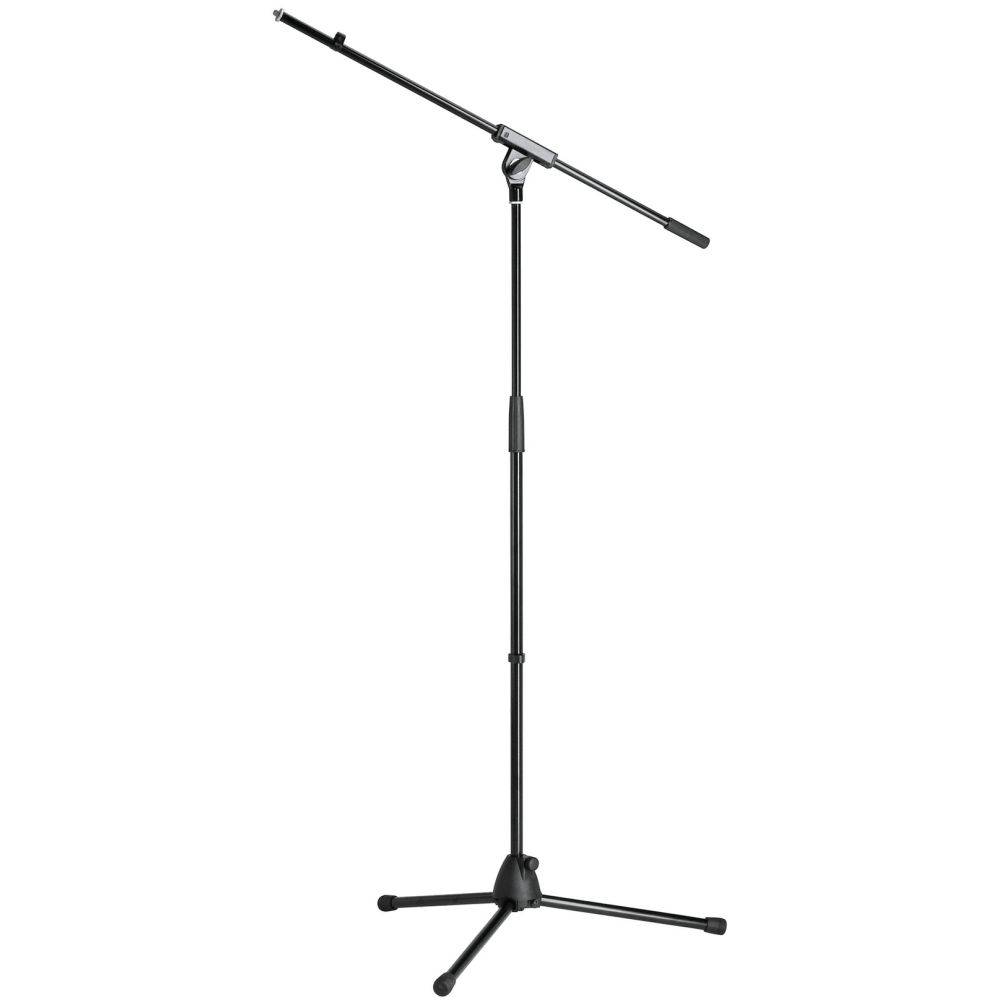 K&M 27105 Microfoonstatief met hengel zwart afbeelding