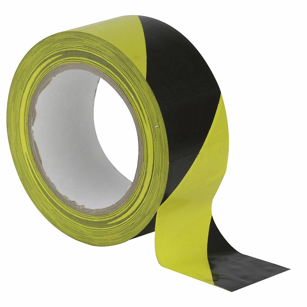 Showtec Vloer-markeringstape 50mm zwart-geel afbeelding