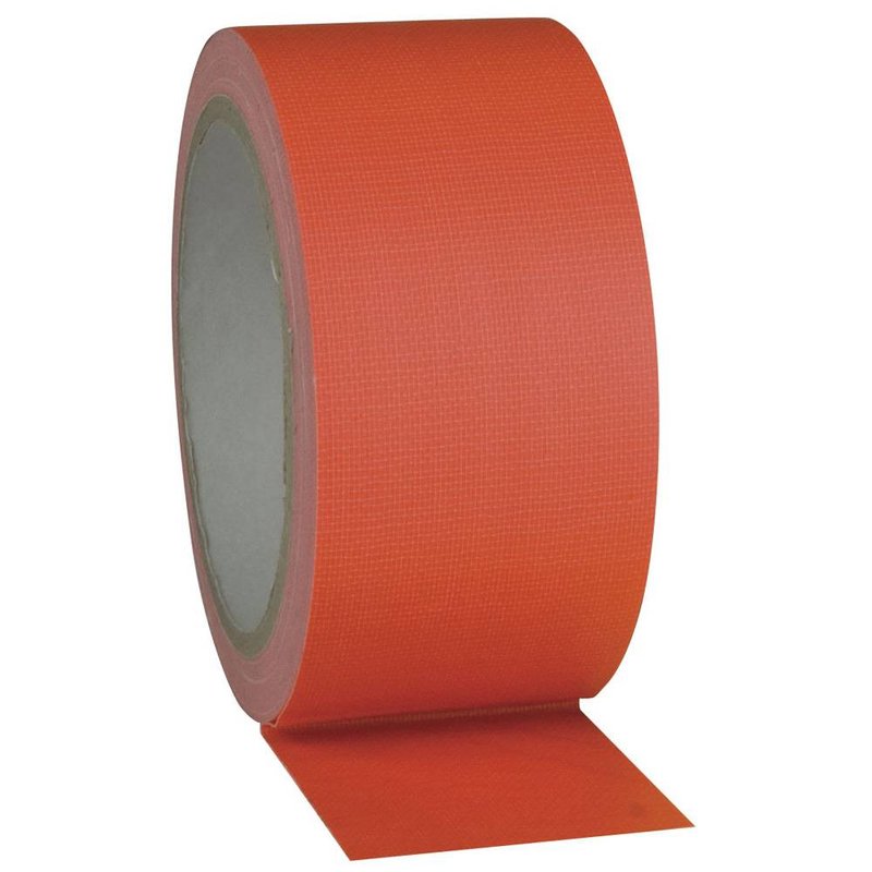 Showtec Gaffa tape Neon 50mm 25m oranje Gaffa tape Neon 50mm 25m oranje