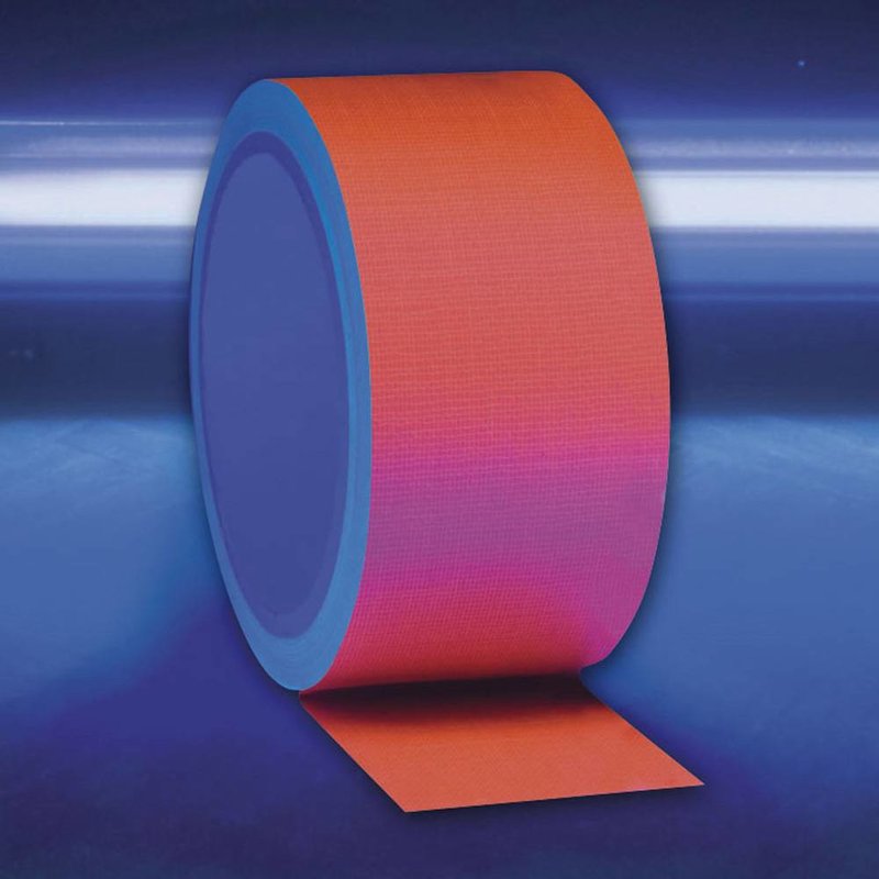 Showtec Gaffa tape Neon 50mm 25m oranje Gaffa tape Neon 50mm 25m oranje