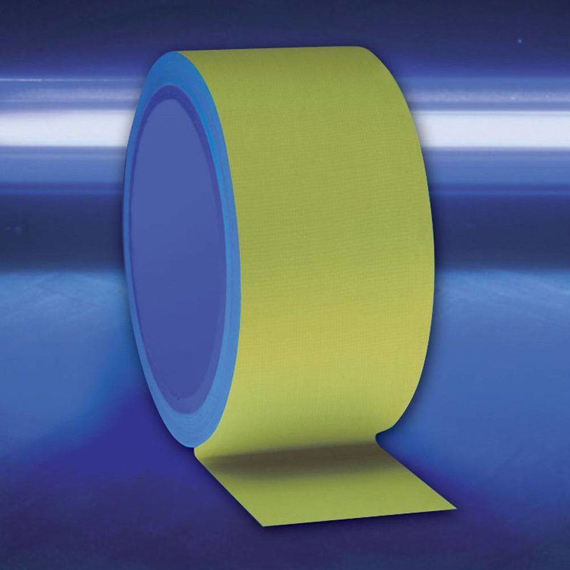 Showtec Gaffa tape Neon 50mm 25m geel Gaffa tape Neon 50mm 25m geel