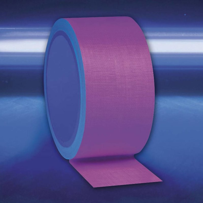 Showtec Gaffa tape Neon 50mm 25m roze Gaffa tape Neon 50mm 25m roze