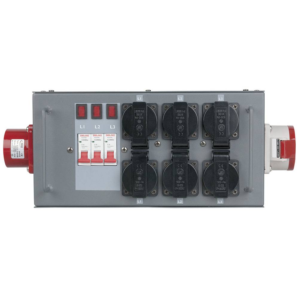 Showtec Split Power 16 krachtstroomverdeler 16A/5P afbeelding