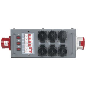 Showtec Split Power 32 krachtstroomverdeler 32A/5P