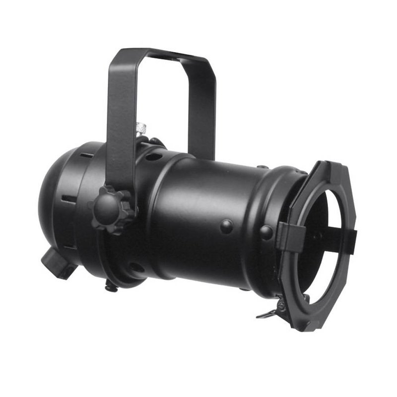 Par 16 spot met GU10D socket zwart