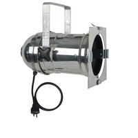 Showtec Par 56 spot lang zilver (terminalset) Par 56 spot lang zilver (terminalset)