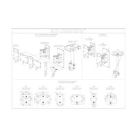 K&M 24358 Adapter paneel 5 zwart 24358 Adapter paneel 5 zwart