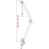 Broadcast statief met Neutrik pluggen