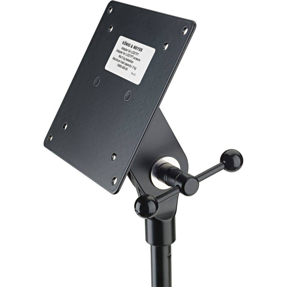 K&M 19685 Microfoonstatief-adapter met VESA montageplaat afbeelding