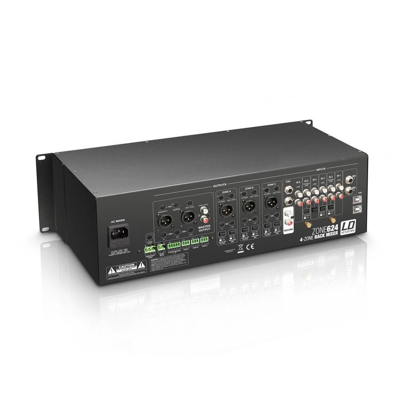 Zone624 6-kanaals zone mixer