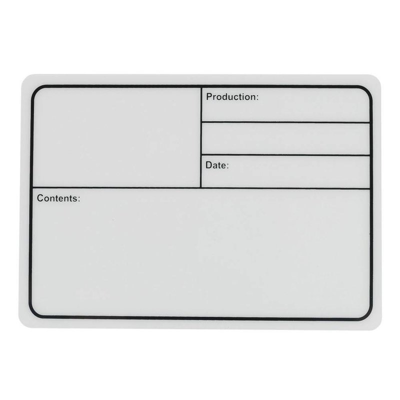 Flightcase Label 127x177mm zelfklevend