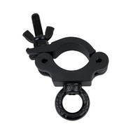 Showtec Slimline halfcoupler 50mm met hijsoog zwart Slimline halfcoupler 50mm met hijsoog zwart