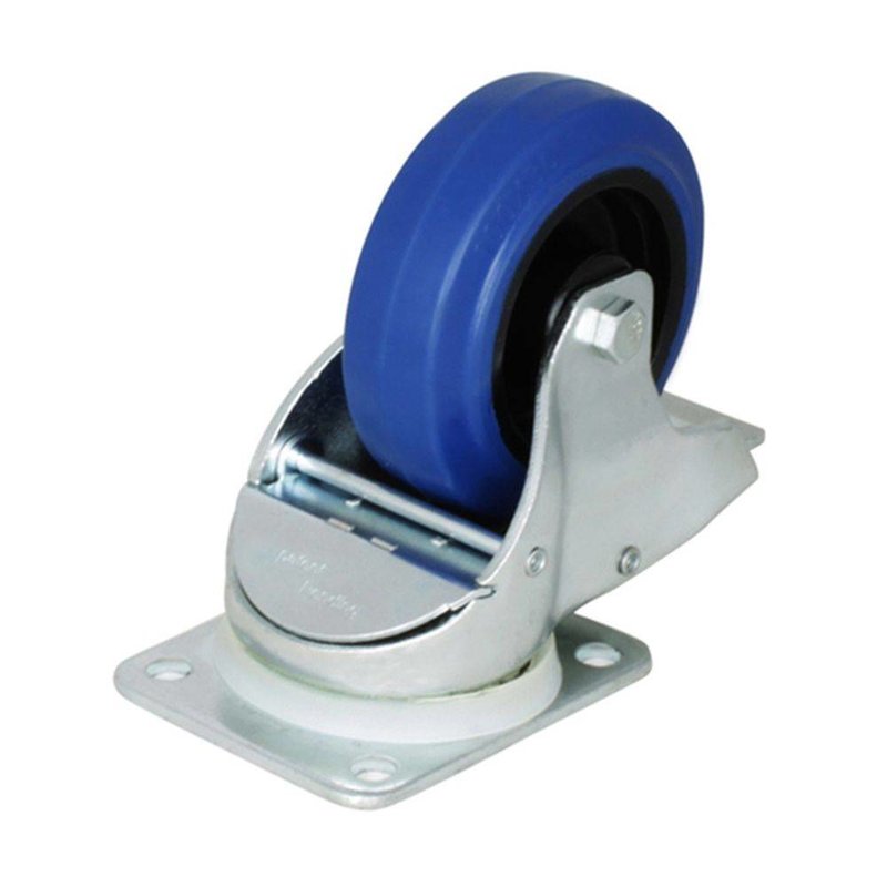 Automatic zwenkwiel met rem 100mm