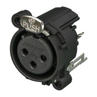 Neutrik NC3FAV2 Female XLR chassisdeel NC3FAV2 Female XLR chassisdeel