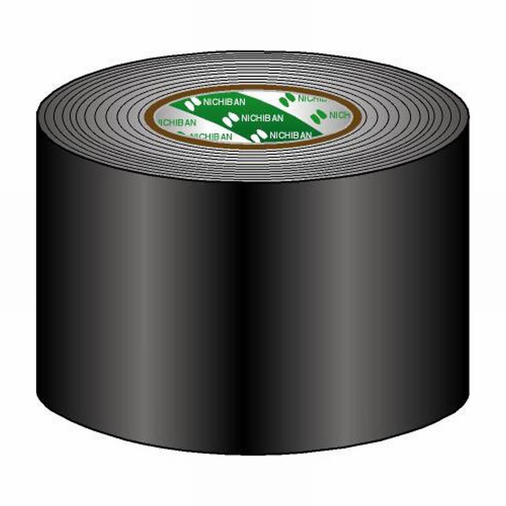 Nichiban Gaffa tape rol 100mm 50m zwart afbeelding