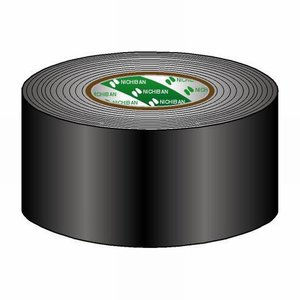 Nichiban Gaffa tape rol 75mm 50m zwart