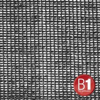 Gaasdoek 202 zwart 3 x 6m