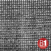 Gaasdoek 203 zwart 3 x 6m