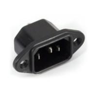 Adam Hall IEC Euro male inbouw chassisdeel IEC Euro male inbouw chassisdeel